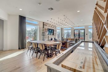 Shuffleboard table